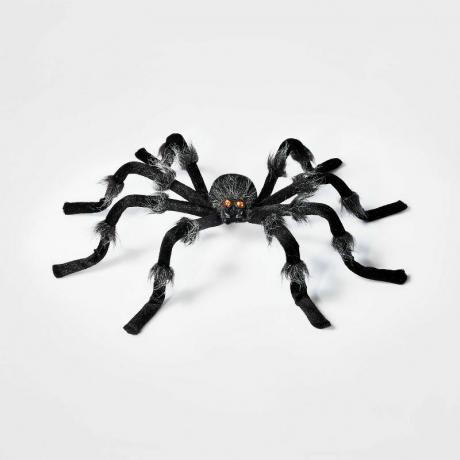 Faux udstoppet edderkop til Halloween