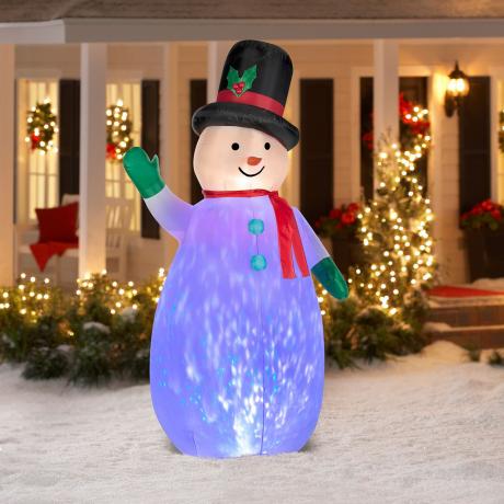 Snowman do show de luzes da Gemmy Industries, Walmart