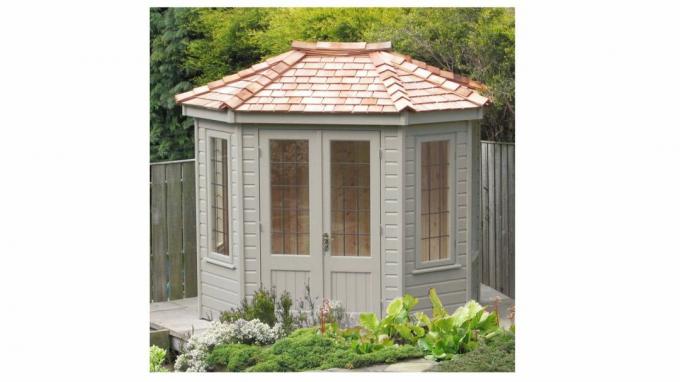 miglior capannone per la casa estiva: Crane Small Summerhouse funziona anche come capanno da giardino