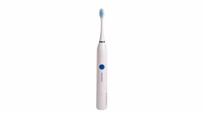 Il miglior spazzolino elettrico sonico: lo spazzolino Curaprox Hydrosonic Easy nella custodia