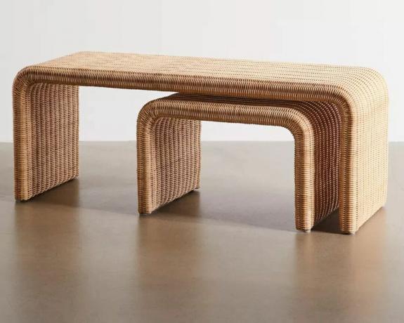 urbani outfitters moderni stolići za gniježđenje od ratana