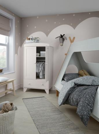 Crown Cloud Burst die beste graue Farbe für Kinderzimmer