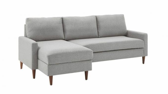 Un canapé-lit sectionnel gris de iNSPIRE Q Modern