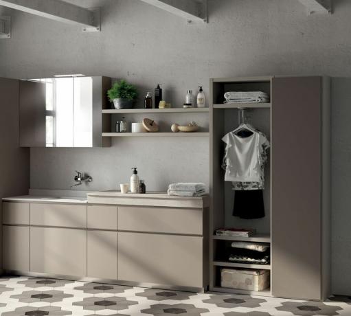 idee lavanderia - una lavanderia con spazio per appendere - scavolini_1233031