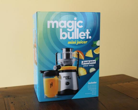 Картонна упаковка соковижималки Magic Bullet Mini Juicer