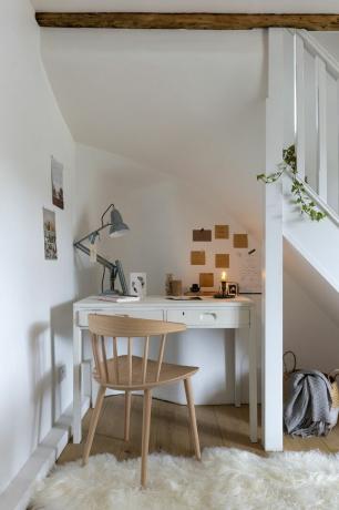 Cottage vittoriano slow living scandi home office