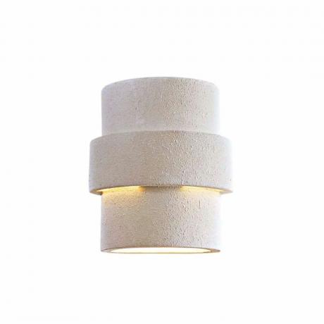 Keramisk 1-Lys hvid Udendørs Pocket Wall Lantern Sconce