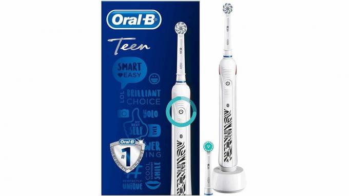 Nejlepší elektrický zubní kartáček na rovnátka: Oral-B Teen White