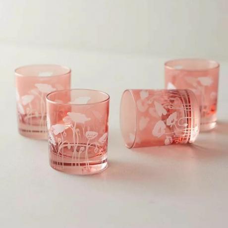 Рожеві склянки