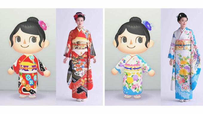 Animal Crossing Chiso kimonoer