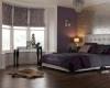 紫色の寝室のアイデア：ライラック、プラムなどの11のデザイン