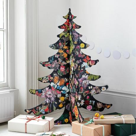 Árbol de Navidad de estilo victoriano de bricolaje