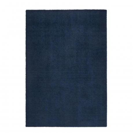 Corte de alfombras azules 