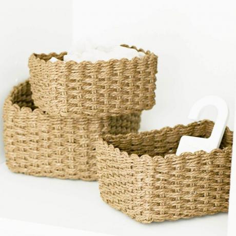 Amazon Ръчно изработени кошници за съхранение