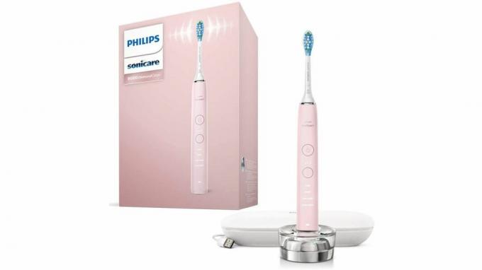 Revisão Philips Sonicare DiamondClean: escova de dentes elétrica rosa com caixa
