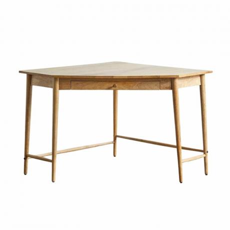 Lesena kotna miza