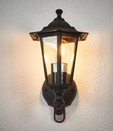 освещение крыльца: Уличный инфракрасный светильник PEKING черный