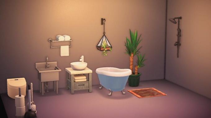 Animal Crossing: Badezimmer aus Beton