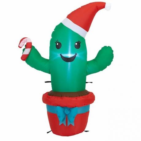 Gemmy 3,5-jalga valgustatud Cactus Christmas täispuhutav