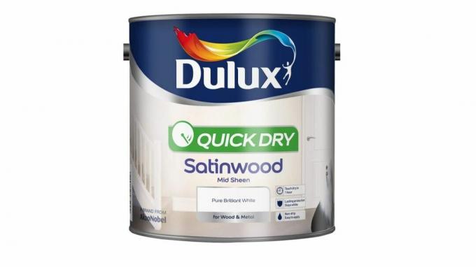 La migliore vernice da cucina per armadi: vernice Dulux Quick Dry Satinwood