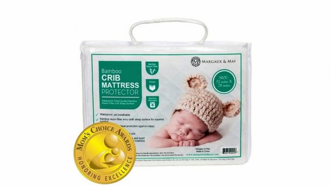 Protecteur de matelas pour lit de bébé en fibre de rayonne de bambou Margaux & May