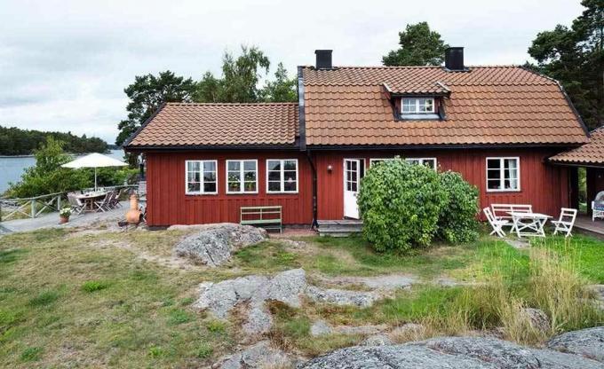 casa svedese costiera