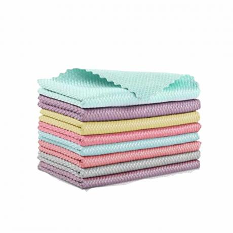 Купчина цветни кърпи за почистване
