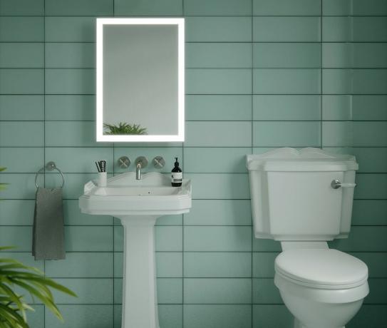 Vihreän kylpyhuoneen ideoita