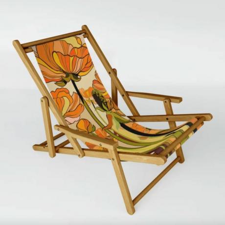 გარე ზაფხულის აუცილებელი slingback სკამი