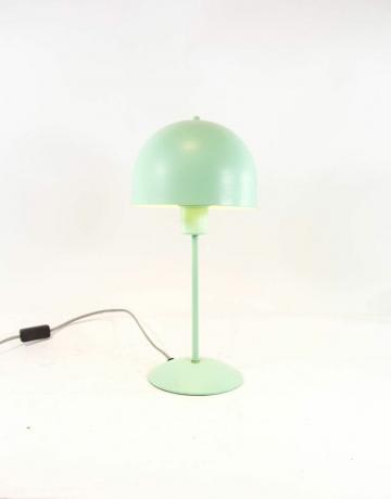 lâmpada verde tendência de motivo de cogumelo