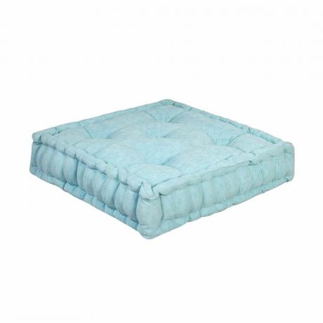 Блакитна подушка на підлогу