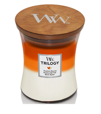 3. Woodwick Medium Jar Pumpkin Gourmand Trilogy | Buvo 29 USD