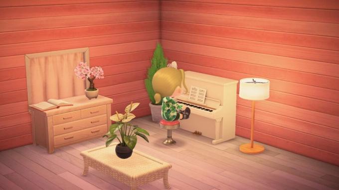Animal Crossing: habitación rosa