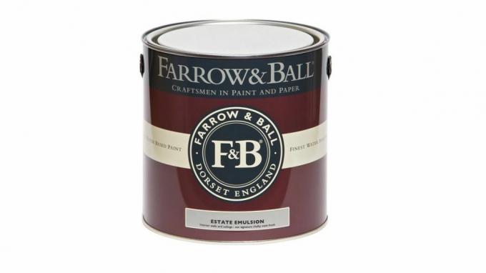 색상 범위에 가장 적합한 세척 가능한 페인트: Farrow & Ball Matt Estate Emulsion Paint