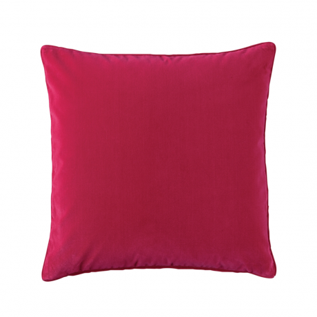 Бархатная пурпурная декоративная подушка