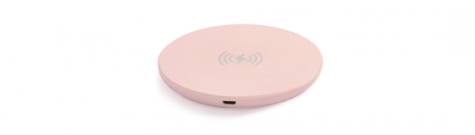 Caricabatterie wireless Primark in rosa