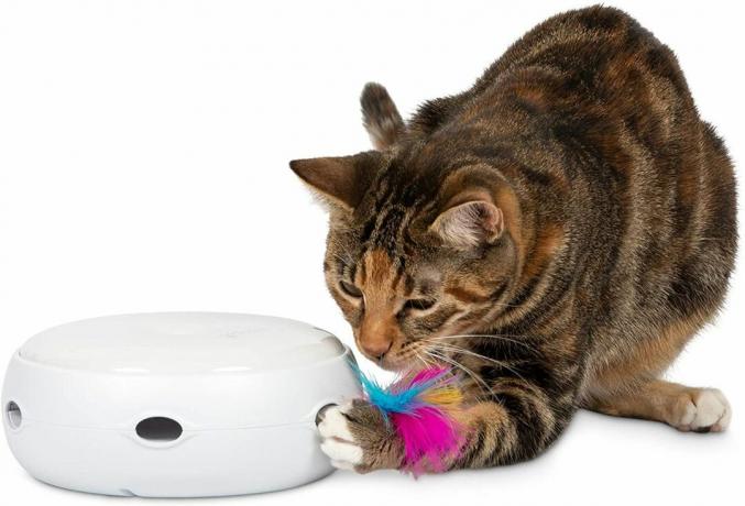 PetFusion bagholdsinteraktivt elektronisk kattelegetøj