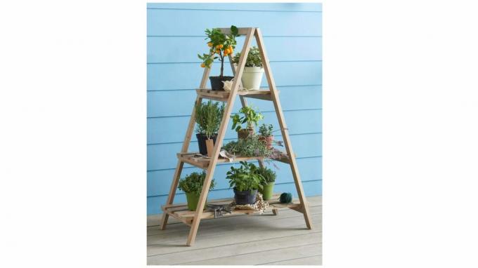 Лучшие садовые горшки для растений: Next Wooden Ladder Planter