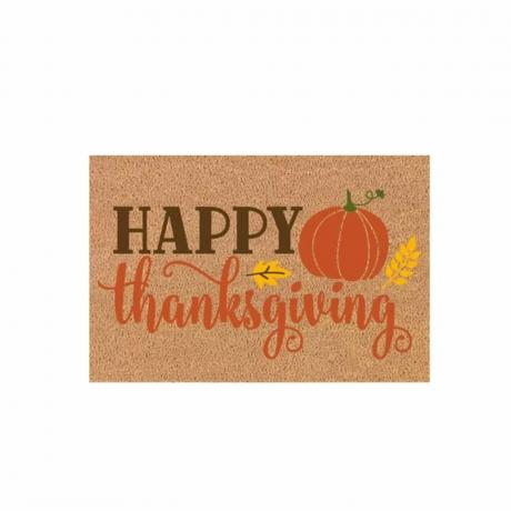 Zerbino Happy Thanksgiving con una zucca