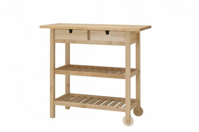 IKEA puinen keittiövaunu