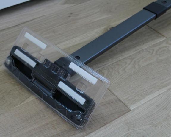 Eufy HomeVac H30 mitrās mopas modulis izgatavots no caurspīdīgas plastmasas