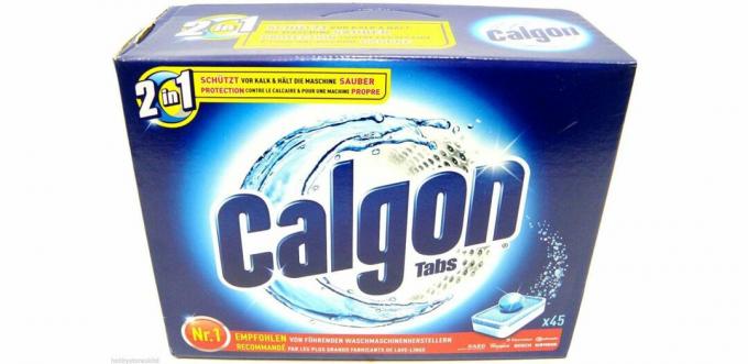 Geriausias skalbimo mašinos valiklis: Calgon