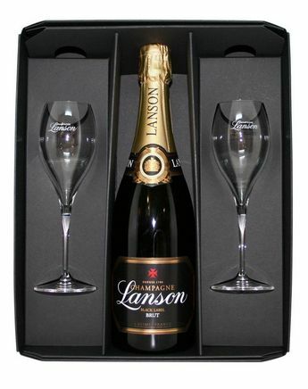 The Bottle Club Lanson Black Label Flute Pack Champagne
