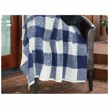 Осеннее одеяло: вязаное одеяло Wayfair Marled Berber с петлями