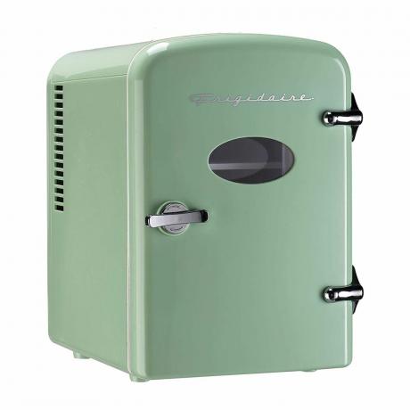 М'ятно-зелений міні-холодильник