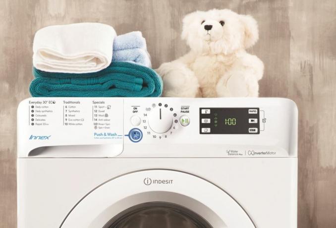 máquina de lavar com ursinho