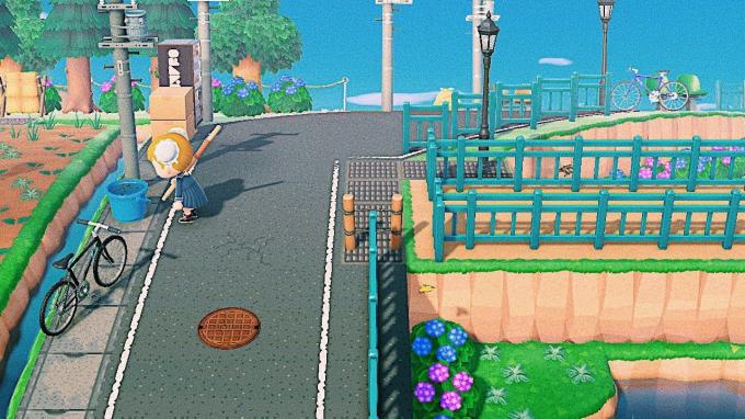 Animal Crossing: tie jalkakäytävällä