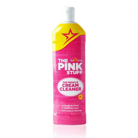 Butelka kremu do czyszczenia od The Pink Stuff