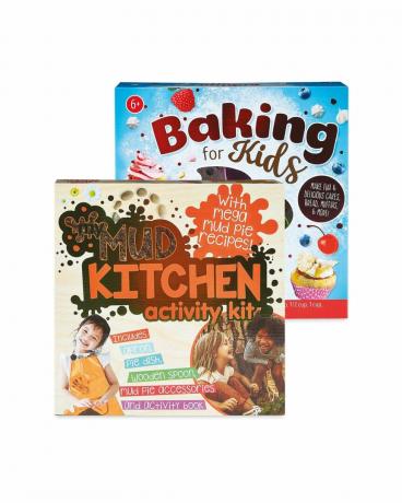 Aldi детски комплекти за дейности и книги за печене и кухня