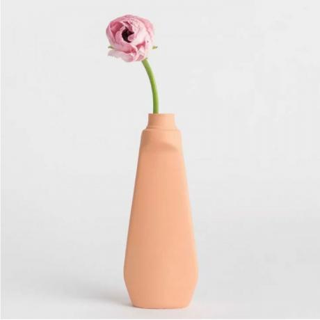 Middle Kingdom x Foekje Fleur Porzellan Lotion Vase in Orange